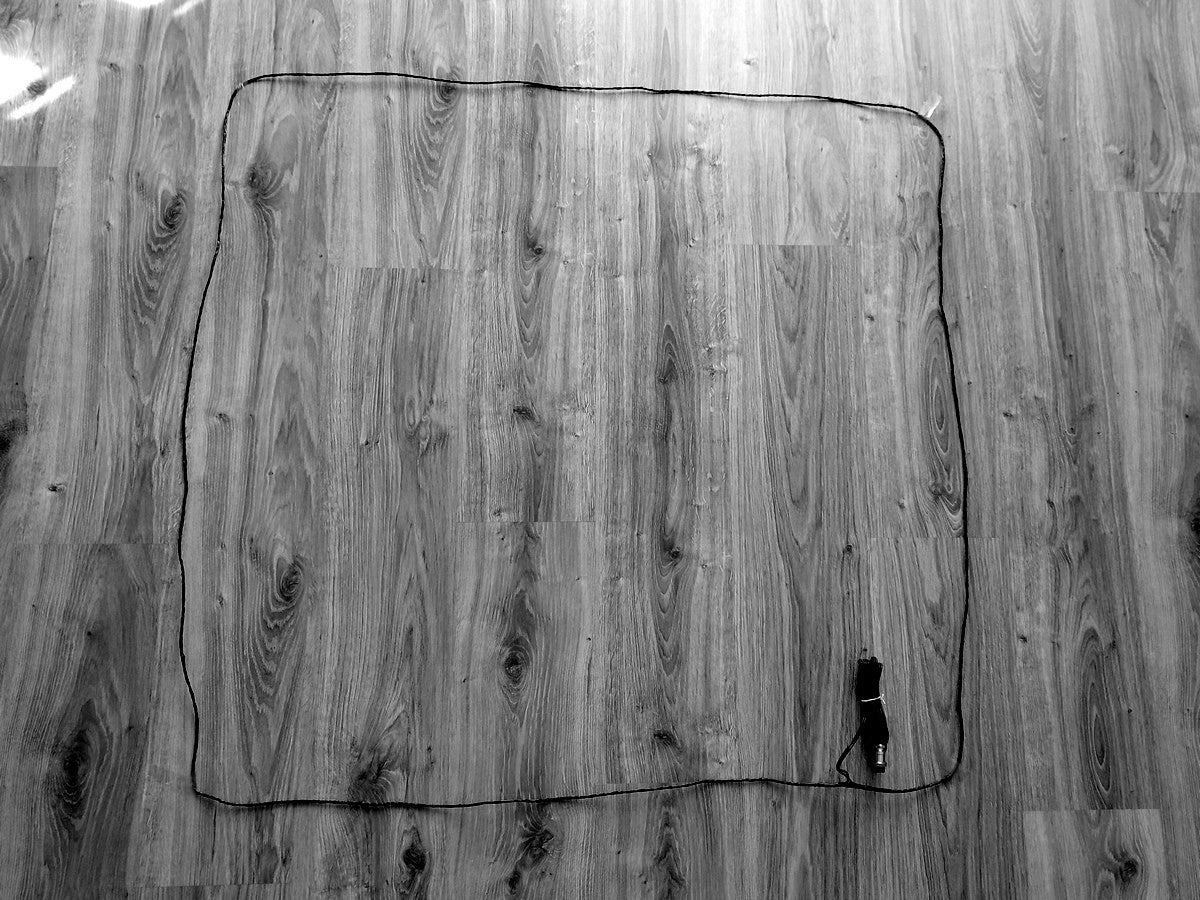 Search frame for PI metal detector