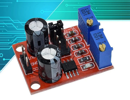 NE555 square wave signal generator