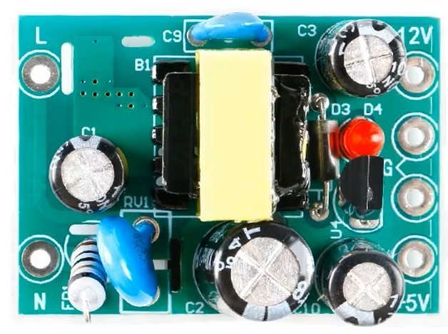 Power Supply Module 220V - 5V/12V